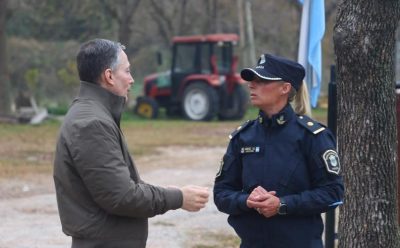 FERNANDO GRAY SUPERVISÓ LAS PRÁCTICAS DE AGENTES POLICIALES
