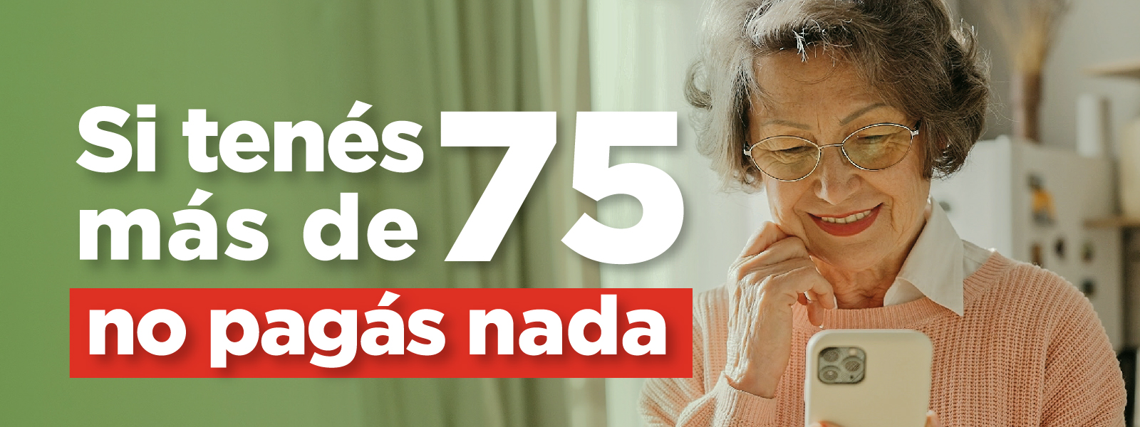 75 no pagás nada