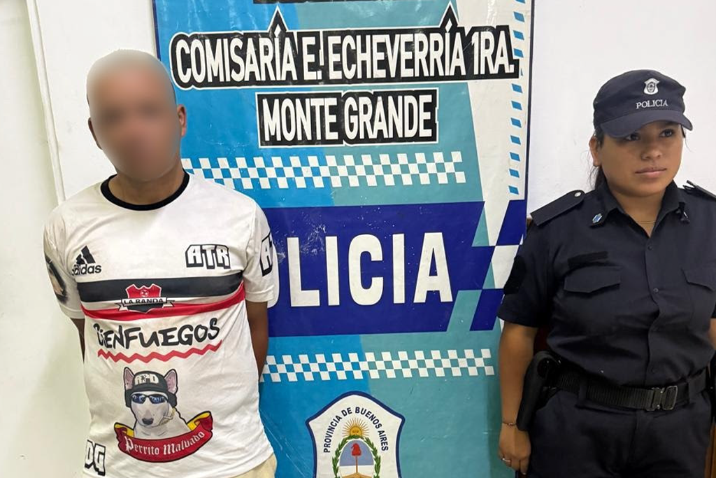MONTE GRANDE SUR: LA POLICÍA DETUVO A UN HOMBRE POR TENENCIA DE ARMA Y ESTUPEFACIENTES