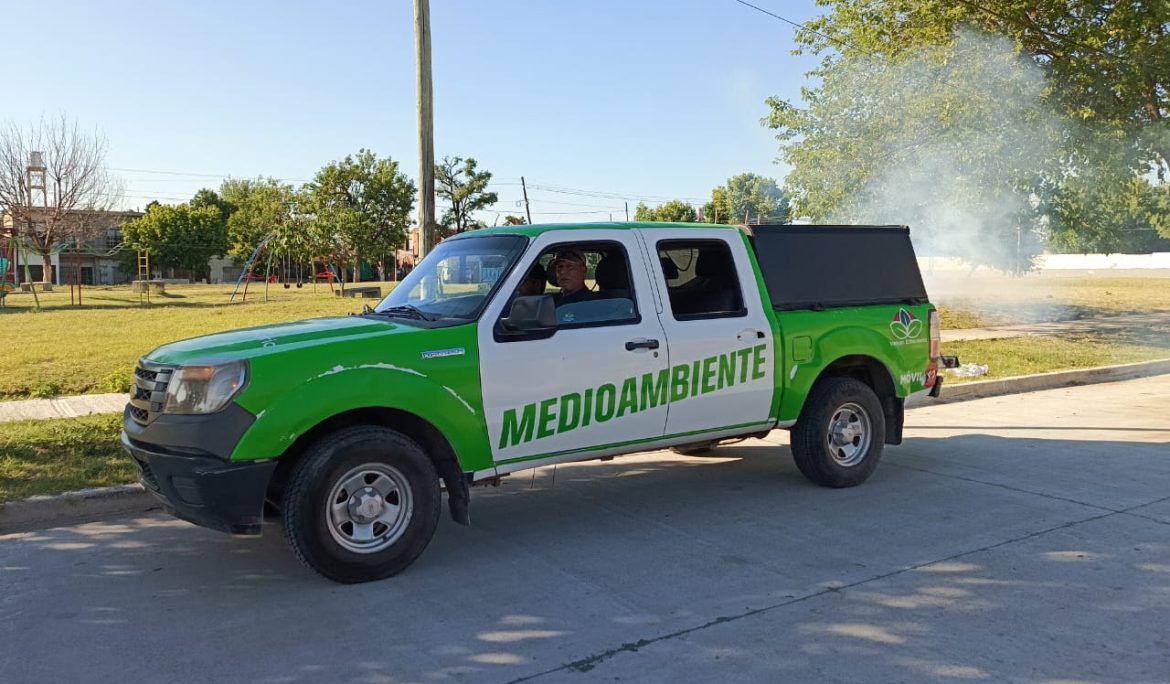 AVANZAN LAS TAREAS DE FUMIGACIÓN EN ESTEBAN ECHEVERRÍA