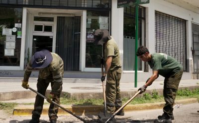 NUEVAS OBRAS DE BACHEO EN EL JAGÜEL