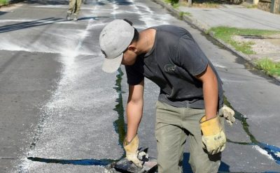 NUEVAS TAREAS DE TOMADO DE JUNTAS EN LAS CALLES DE LUIS GUILLÓN
