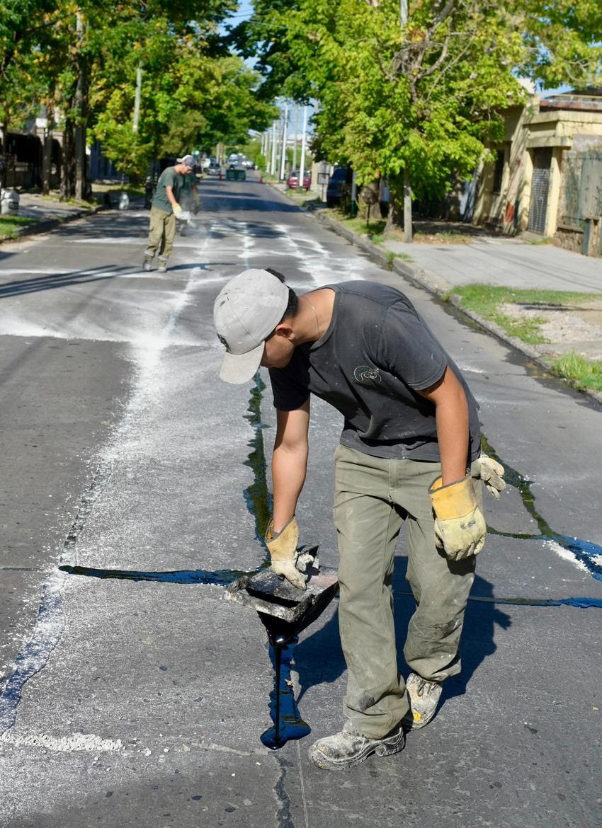 NUEVAS TAREAS DE TOMADO DE JUNTAS EN LAS CALLES DE LUIS GUILLÓN