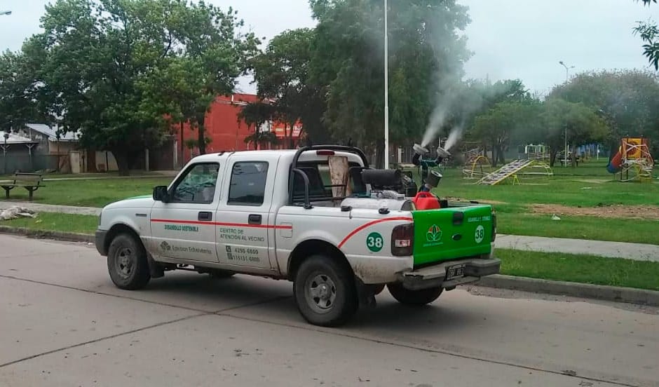 OPERATIVOS DE FUMIGACIÓN EN 9 DE ABRIL