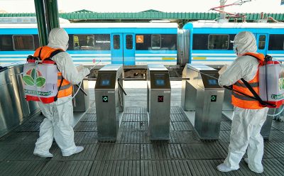 DESINFECCIÓN Y FUMIGACIÓN EN TRANSPORTES Y PUNTOS CLAVE DE ESTEBAN ECHEVERRÍA