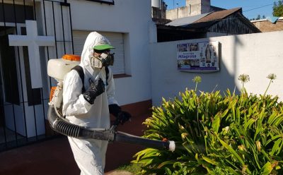 CONTINÚAN TAREAS DE DESINFECCIÓN EN ENTIDADES E INSTITUCIONES PÚBLICAS Y PRIVADAS DEL DISTRITO
