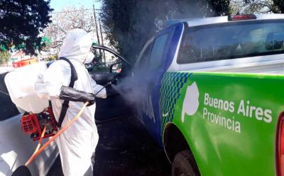 CONTINÚAN LOS TRABAJOS DE DESINFECCIÓN Y FUMIGACIÓN