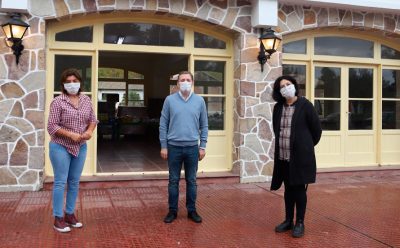 FERNANDO GRAY EN LA ENTREGA DE 500 MÓDULOS ALIMENTARIOS AL HOGAR ESCUELA EVITA