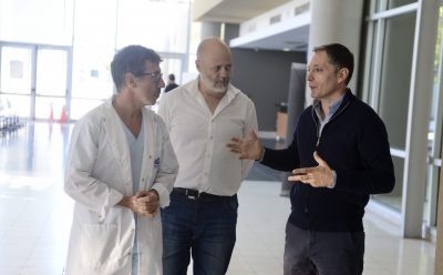 FERNANDO GRAY RECORRIÓ EL HOSPITAL DEL BICENTENARIO DE ESTEBAN ECHEVERRÍA