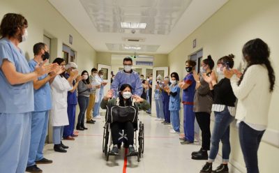 Fue dada de alta la primera paciente con COVID atendida en el Hospital del Bicentenario de Esteban Echeverría