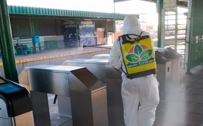 CONTINÚAN LOS TRABAJOS DE DESINFECCIÓN Y FUMIGACIÓN EN BARRIOS