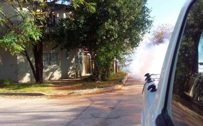 CONTINÚAN LOS OPERATIVOS  DE FUMIGACIÓN Y DESINFECCIÓN