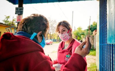EL MUNICIPIO VACUNÓ HOY A MÁS DE 400 VECINOS