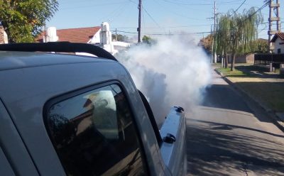 CONTINÚAN LOS TRABAJOS DE FUMIGACIÓN EN EL DISTRITO