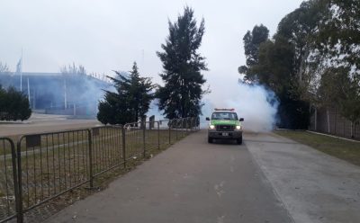CONTINÚAN LOS OPERATIVOS DE DESINFECCIÓN Y FUMIGACIÓN
