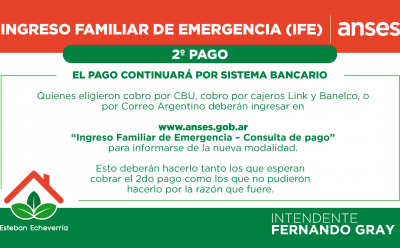 Informe N° 424 | Segundo pago del Ingreso Familiar de Emergencia