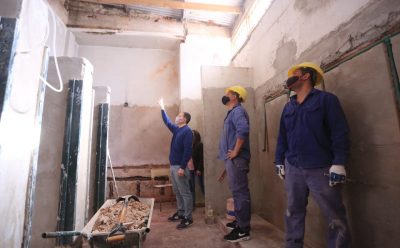 FERNANDO GRAY RECORRIÓ OBRAS Y OPERATIVOS EN 9 DE ABRIL