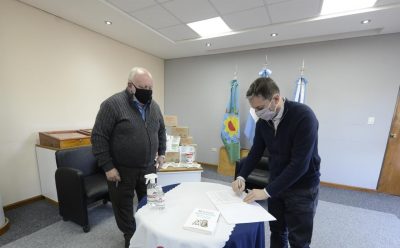 FERNANDO GRAY Y EL DOCTOR ROMERO FIRMARON UN ACUERDO DE COLABORACIÓN