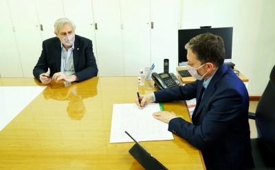 FERNANDO GRAY FIRMÓ CONVENIO CON LA UBA