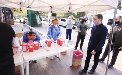 Informe N° 657 | FERNANDO GRAY RECORRIÓ OPERATIVO DE TESTEO RÁPIDO EN LA ESTACIÓN MONTE GRANDE