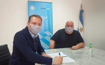 FERNANDO GRAY FIRMÓ CONVENIO CON LA SECRETARÍA DE HÁBITAT DE LA NACIÓN