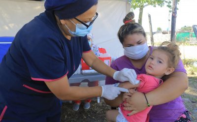 CONTINÚA LA CAMPAÑA DE VACUNACIÓN EN ESTEBAN ECHEVERRÍA