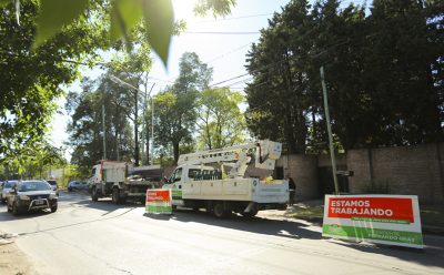 CONTINÚAN LOS OPERATIVOS DE DESPEJE DE LUMINARIAS