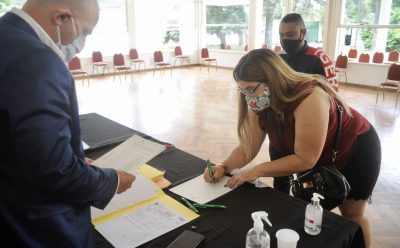 EL MUNICIPIO REALIZÓ LA TOMA DE FIRMAS DE 70 NUEVAS ESCRITURAS