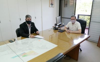 FERNANDO GRAY SE REUNIÓ CON EL PRESIDENTE DEL ENTE REGULADOR DE AGUA Y SANEAMIENTO