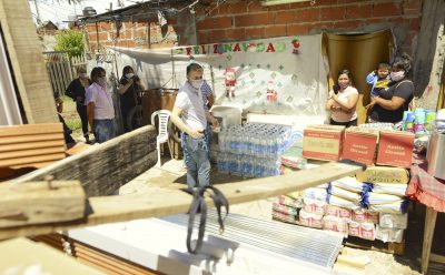 FERNANDO GRAY VISITÓ INSTITUCIONES AFECTADAS POR LA TORMENTA