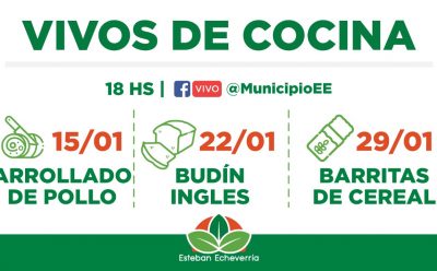 CLASES DE COCINA EN VIVO PARA VECINAS Y VECINOS