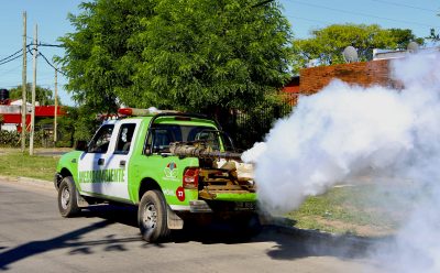 OPERATIVO DE FUMIGACIÓN EN EL JAGÜEL