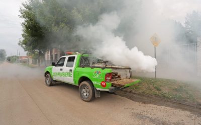TAREAS DE FUMIGACIÓN EN MONTE GRANDE SUR