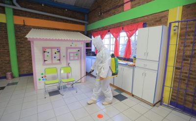 CONTINÚA LA DESINFECCIÓN EN ESTABLECIMIENTOS EDUCATIVOS DEL DISTRITO