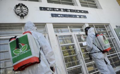 DESINFECCIÓN EN ESTABLECIMIENTOS EDUCATIVOS DEL DISTRITO