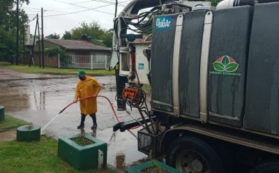 EL MUNICIPIO REALIZA UN TRABAJO INTEGRAL EN LAS ZONAS AFECTADAS POR LA TORMENTA