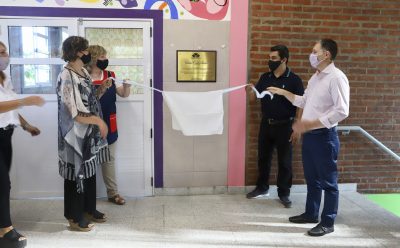 FERNANDO GRAY RECORRIÓ LAS NUEVAS INSTALACIONES DEL COLEGIO MAITÉN