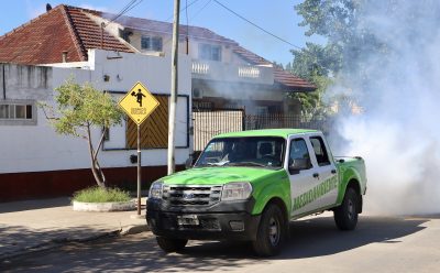OPERATIVO DE FUMIGACIÓN EN 9 DE ABRIL