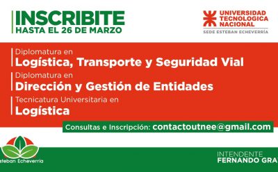 SE ABRE LA INSCRIPCIÓN A LAS CARRERAS DE LA UTN EN ESTEBAN ECHEVERRÍA