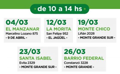 CONTINÚAN LOS OPERATIVOS DE INSCRIPCIÓN PARA EL PLAN MÁS VIDA