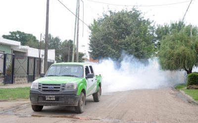 FUMIGACIÓN EN MONTE GRANDE SUR