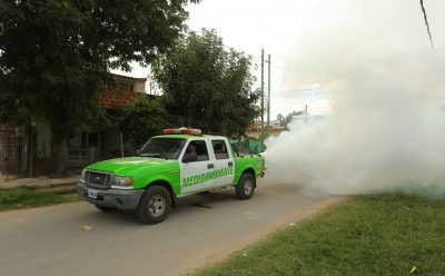TAREAS DE FUMIGACIÓN EN 9 DE ABRIL