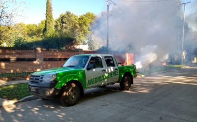 CONTINÚAN LOS OPERATIVOS DE FUMIGACIÓN EN EL JAGÜEL