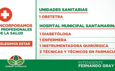 EL MUNICIPIO INCORPORÓ 7 NUEVOS PROFESIONALES DE LA SALUD