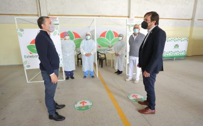 FERNANDO GRAY INAUGURÓ UN CENTRO MUNICIPAL DE TESTEO DE COVID-19 JUNTO A NICOLÁS KREPLAK