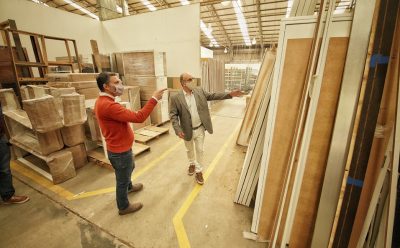 FERNANDO GRAY RECORRIÓ LA EMPRESA INDELAMA DE MONTE GRANDE