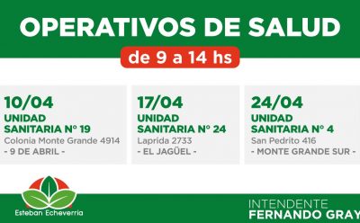 OPERATIVOS DE SALUD Y VACUNACIÓN PARA NIÑAS Y NIÑOS