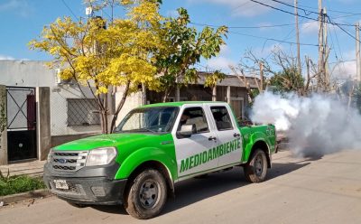 TAREAS DE FUMIGACIÓN EN EL JAGÜEL