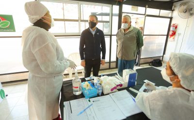 FERNANDO GRAY INAUGURÓ UN CENTRO DE TESTEO RÁPIDO DE COVID-19 PARA JÓVENES EN ESTEBAN ECHEVERRÍA