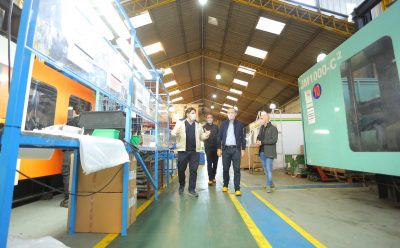 FERNANDO GRAY RECORRIÓ EMPRESA DE FABRICACIÓN DE AUTOPARTES EN LUIS GUILLÓN